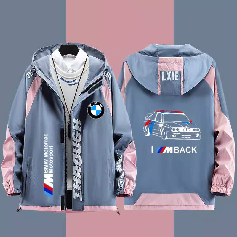 سترة واقية من الرياح BMW M Power - تصاميم زرقاء