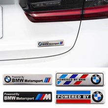 Emblemas de aluminio BMW - Pegatinas metálicas para guardabarros y laterales (27 estilos)