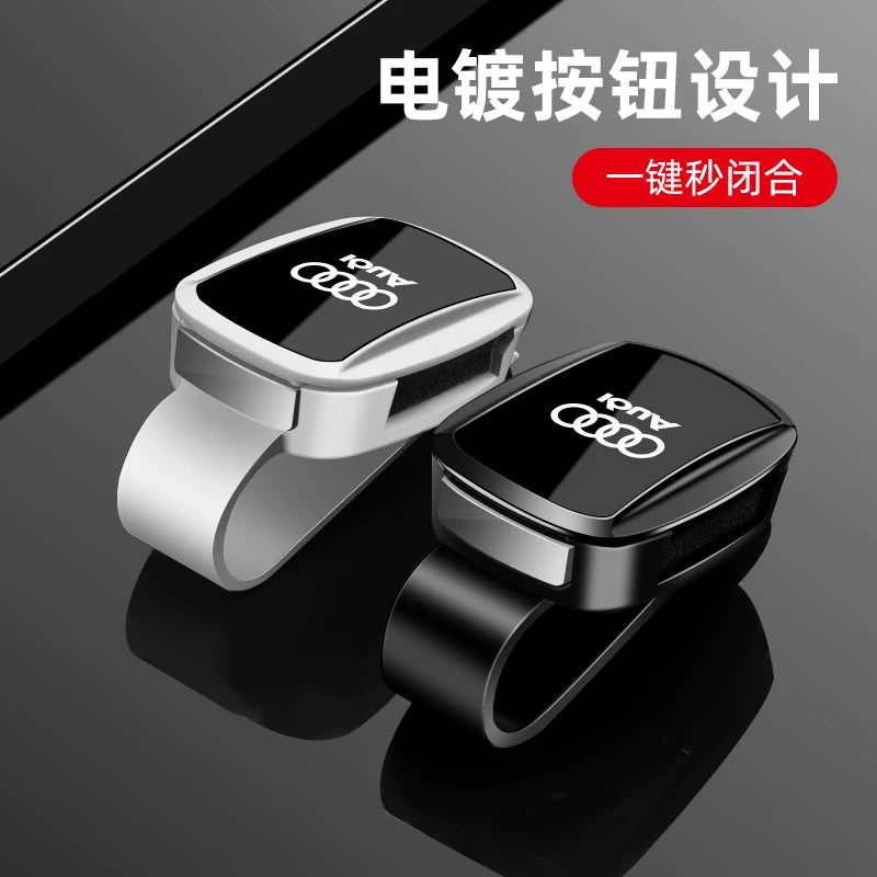Audi car glasses clips for A3, A4L, A5L, A6L, A7L, Q2L, Q3, Q5L, Q6L, car sunglasses storage