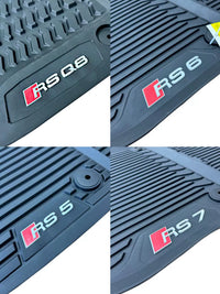 Audi RS Performance Floor Mat Collection – Precision-Fit All-Weather TPE & RS Felt Editions