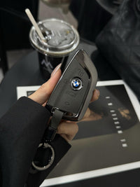 BMW G-Series Smart Key Fob-etui – Lædercover til nøgleblad med valgfri nøglering