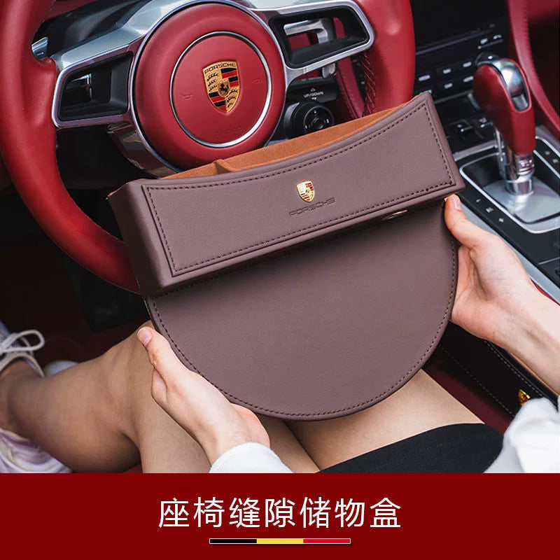 Suitable for Porsche Cayenne Macan 911 Panamera car glasses case, eyeglass clip, and interior modification accessories