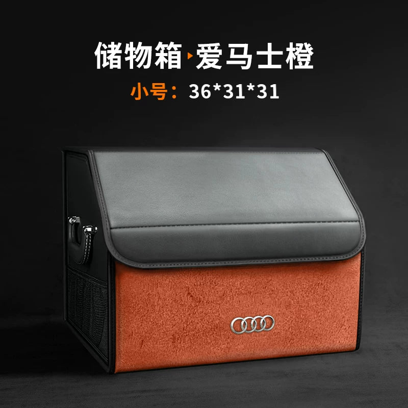 Audi trunk storage box A4L/Q5L/A6L/Q3/Q7/Q2L/A8/A5/A3 car storage box