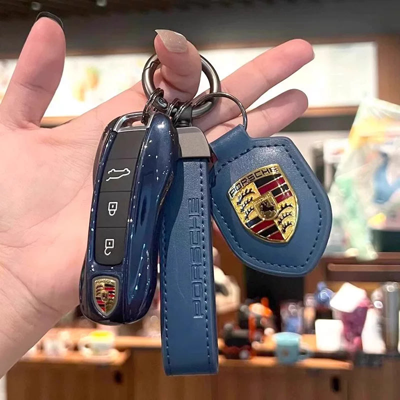 Porsche Signature Gloss Key Shell – 13-Colour Crest Collection and Houndstooth Edition