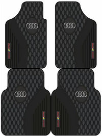 Audi Sport Signature All-Weather Floor Mat Set – Anti-Slip Universal Fit in 9 Designer Styles