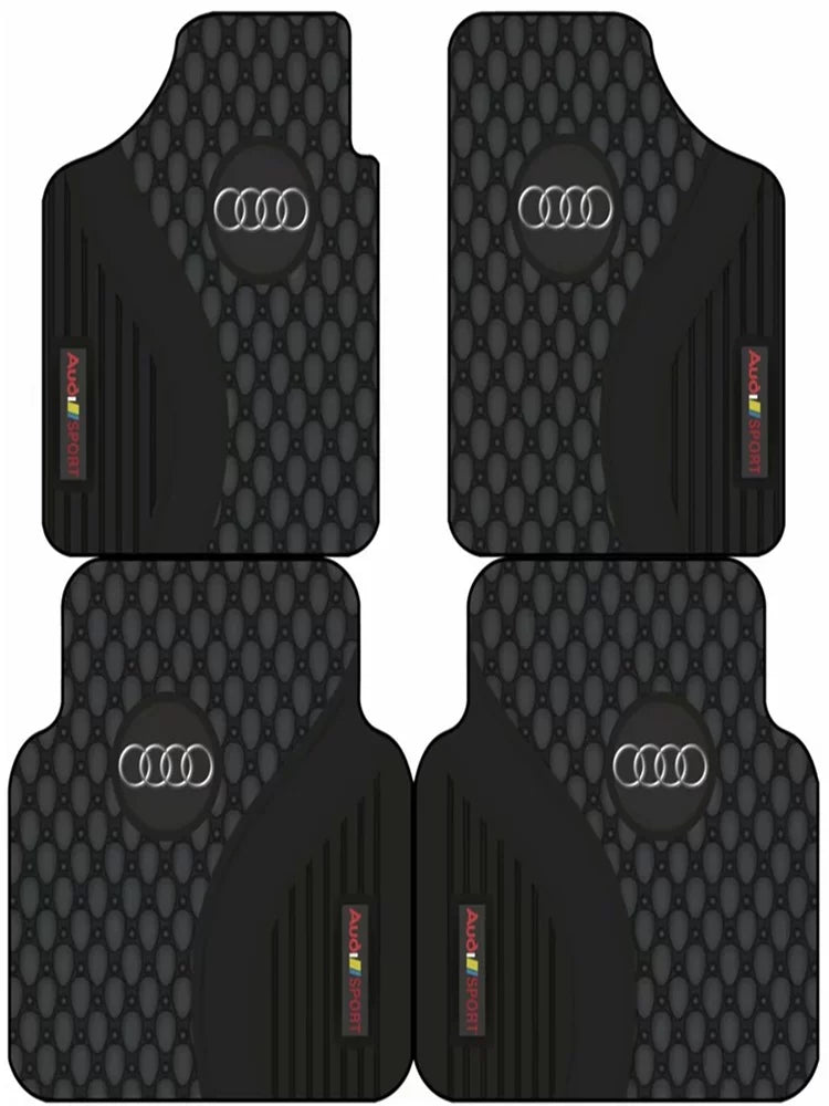 Audi Sport all-weather floor mat set – Black Honeycomb
