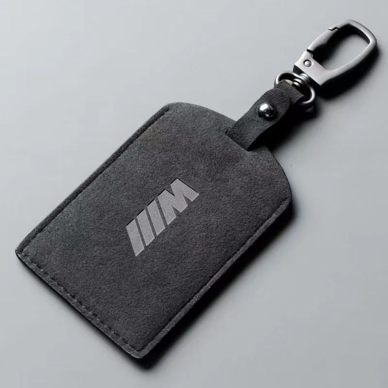 BMW Alcantara Suede Digital Card Key Holder & Protective Sleeve Case