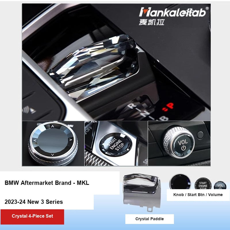 BMW Aftermarket Crystal Paddle Set - Fits New 3 Series i3
