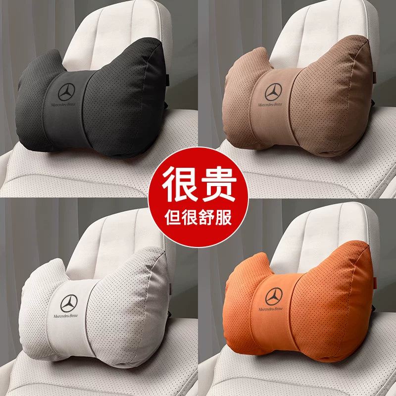 Mercedes-Benz E C A-CLASS GLC E300L headrest neck pillow special C260L car seat lumbar GLB backrest pad