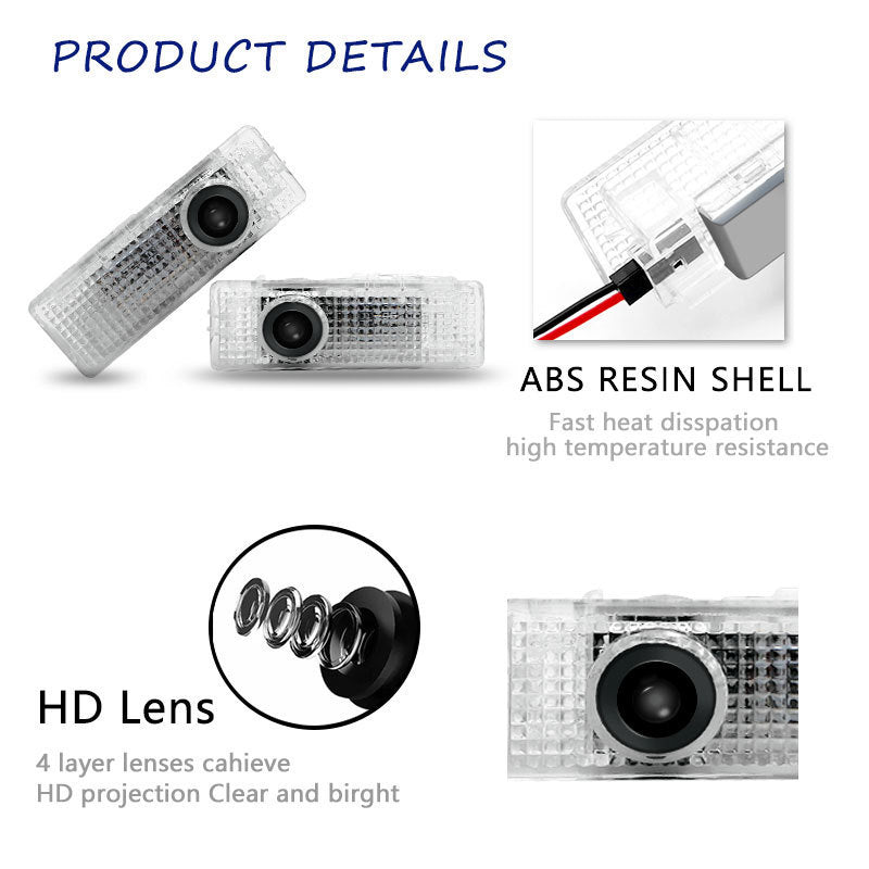 BMW door projector product details HD lens ABS shell