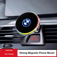 Soporte magnético para teléfono con carga inalámbrica BMW - A medida (todas las series)