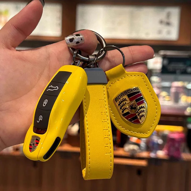 Porsche Signature Gloss Key Shell – 13-Colour Crest Collection and Houndstooth Edition
