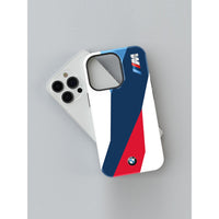 BMW M Performance Trefarvet iPhone-cover (iPhone 14 til 17-serien)