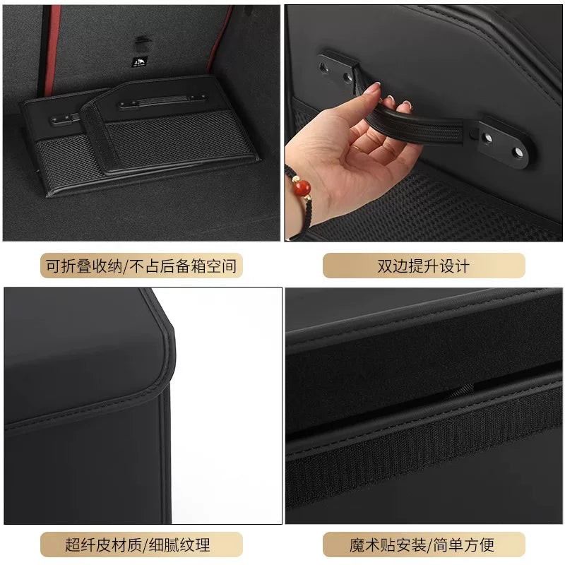 Specially designed for Porsche Cayenne storage boxes, Macan Panamera 718 Taycan car trunk storage box