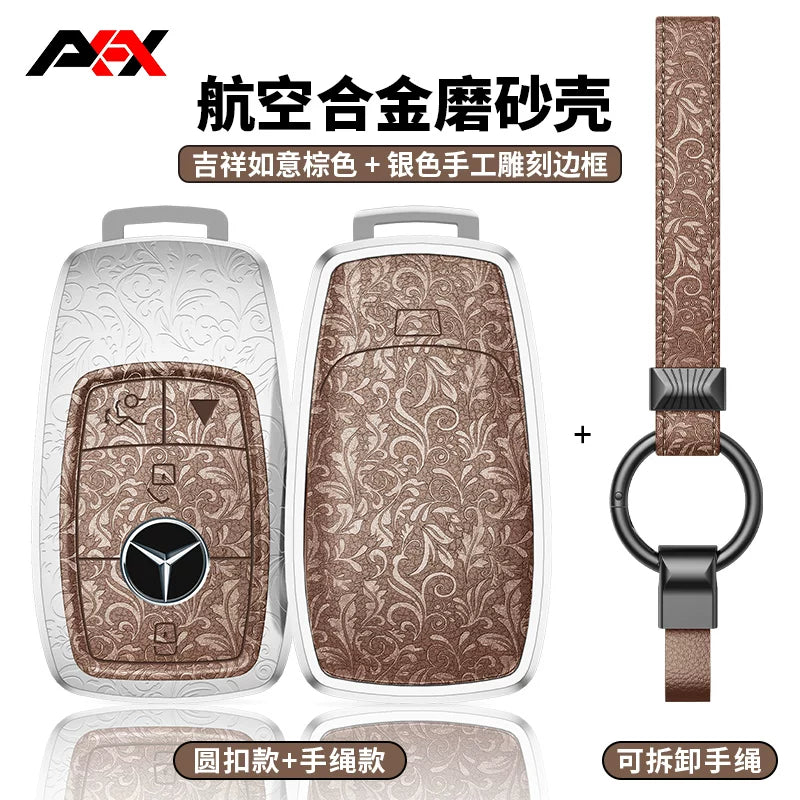 AKAX compatible with Mercedes-Benz e300L key covers, 2026 new C-Class shells, C260 car bags, S-Class S400 bags, GLC300 cases