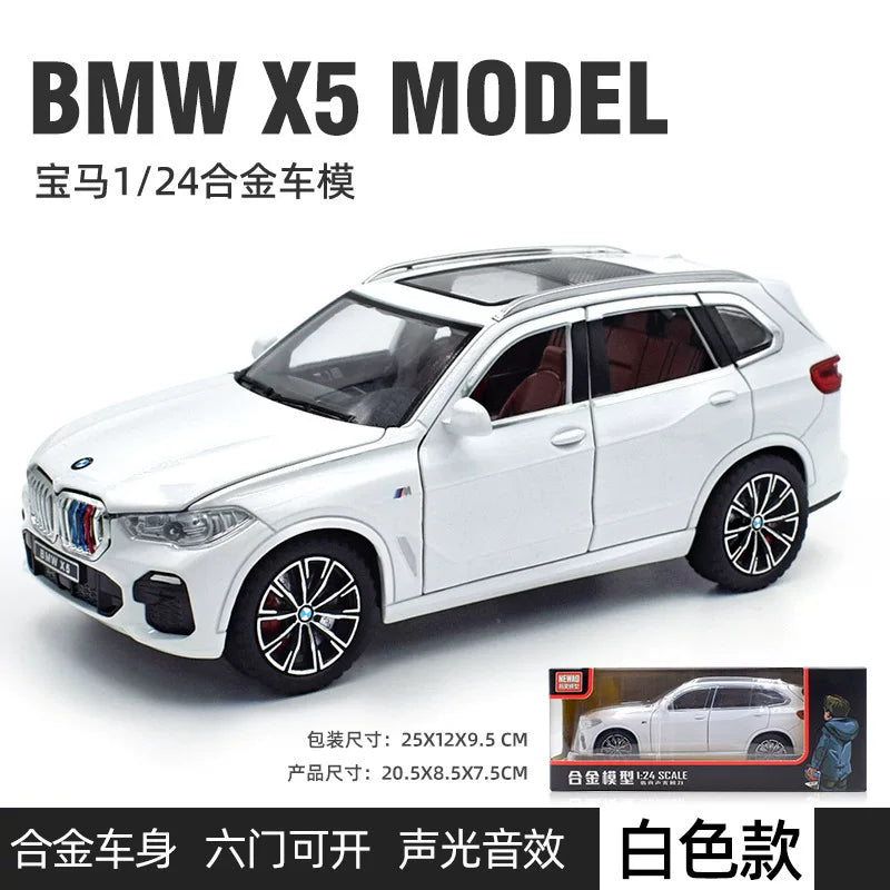 1:24 Brilliance BMW 5 Series 525 model 36 GT Alloy X1 X2 X4 car 530 model BMW new 540
