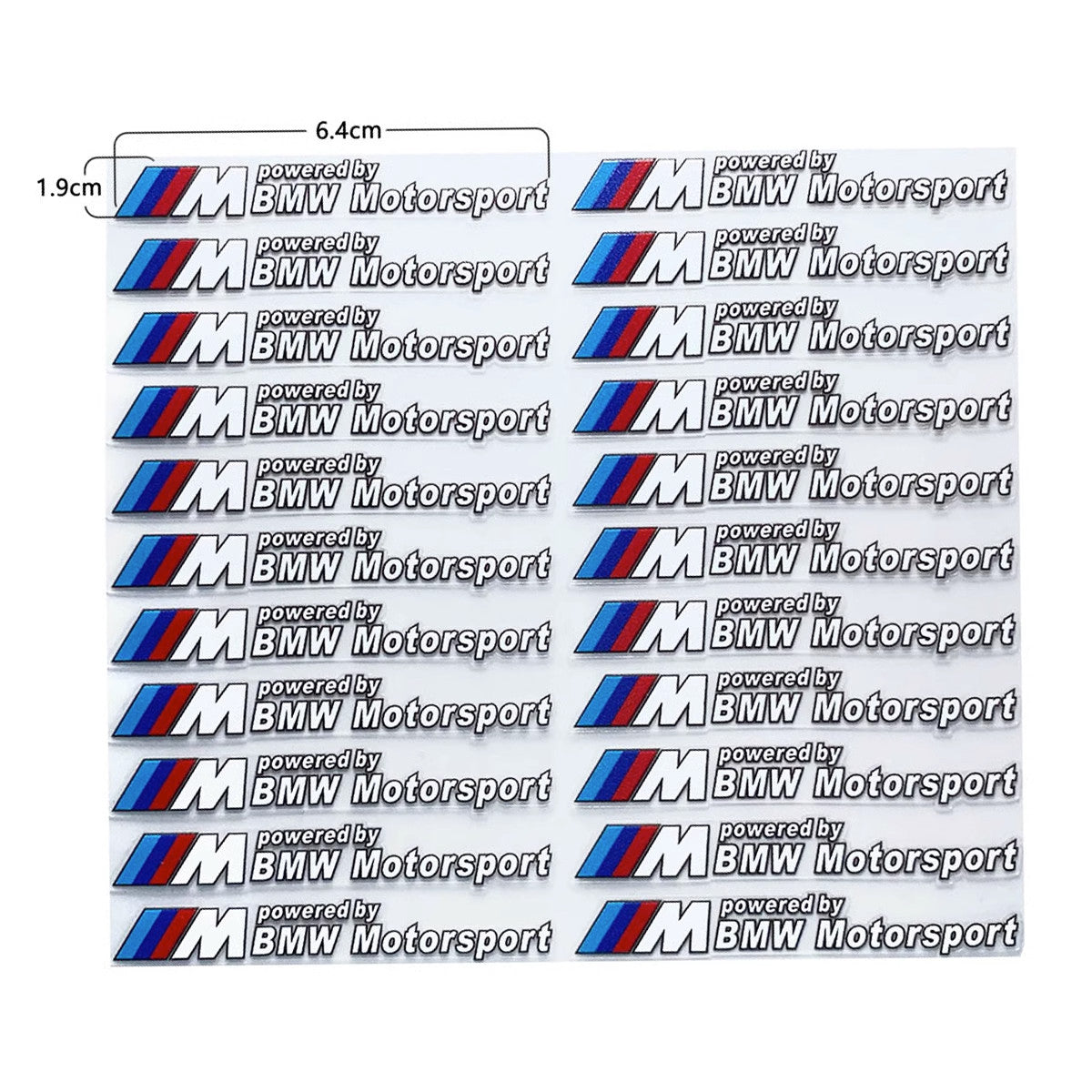 BMW Motorrad Decal & Emblem Sticker Set - Reflective, Metal & Embroidered Styles
