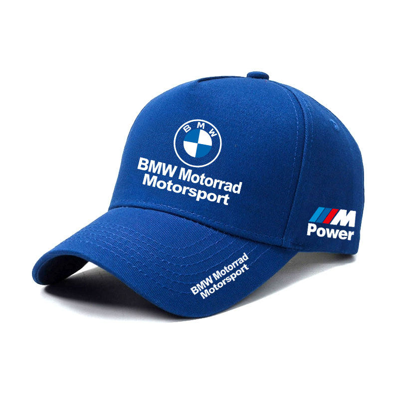 BMW Motorrad Motorsport baseball cap in black, side view