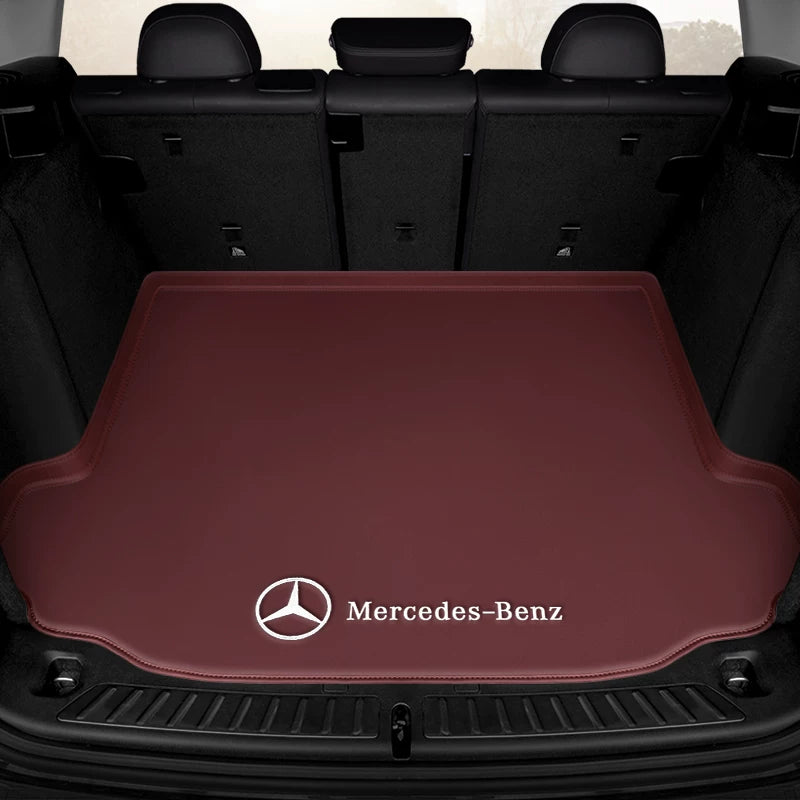 Mercedes-Benz Signature Trunk Liner – Coffee Raised-Edge Floor Mat