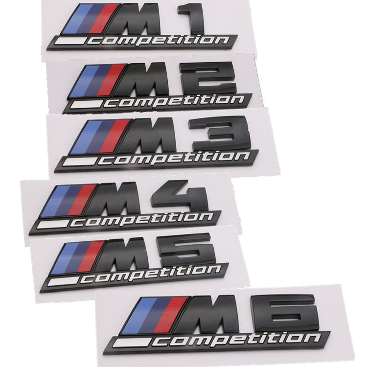 Эмблема-наклейка для багажника BMW M1-M6 / M Competition / X1M-X6M Competition