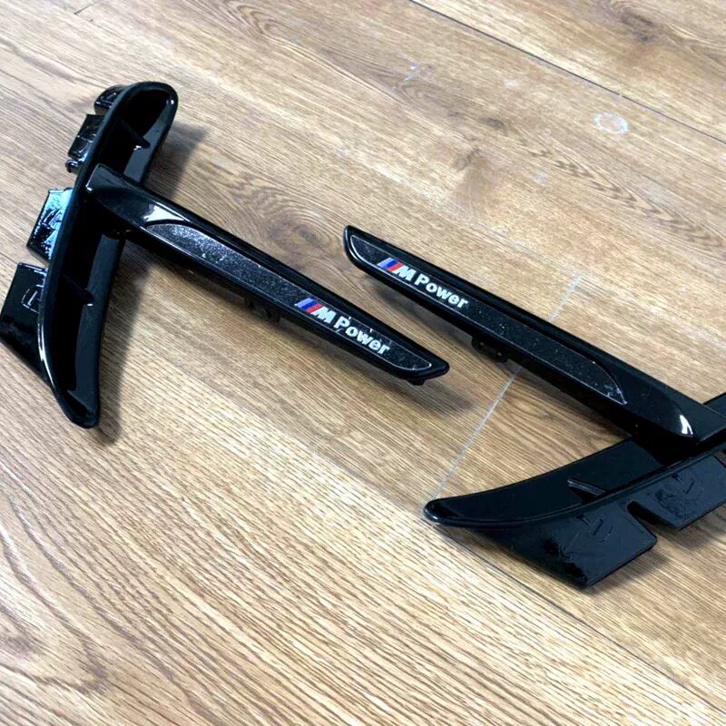 BMW M Power Black Label gloss black fender vents