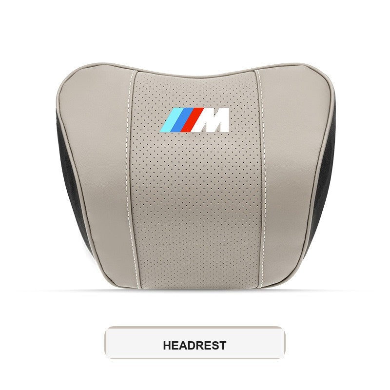 BMW M Sport ergonomisk nakkestøtte og lændestøttepude til bil (3-, 4-, 5-serie & X1-X7)