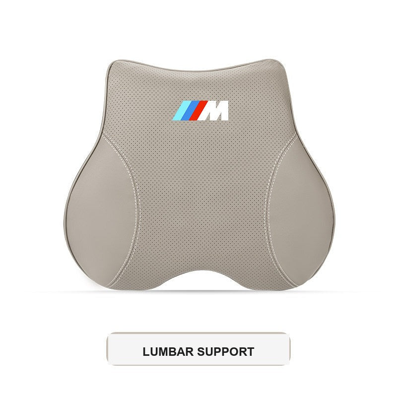 BMW M Sport ergonomisk nakkestøtte og lændestøttepude til bil (3-, 4-, 5-serie & X1-X7)