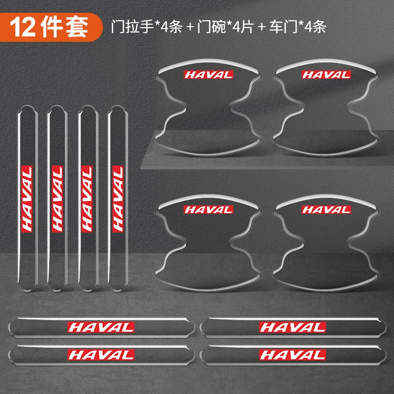 Car door handle stickers, door bowl protectors, anti-scratch scratch protectors, transparent paint protective films, decorative supplies