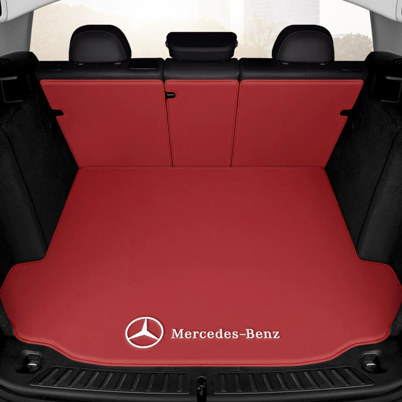 Mercedes-Benz Signature Trunk Liner – Burgundy Red Half Surround Set
