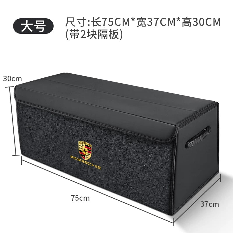 Suitable for Porsche car trunk storage, Cayenne Macan, Palamella, Taycan car organizer