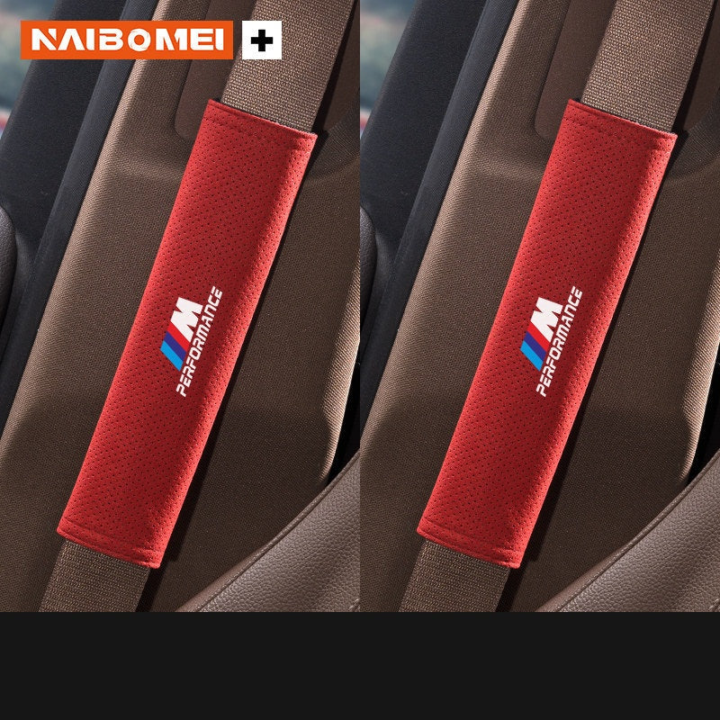 غطاء وسادة كتف حزام الأمان BMW M - واقي حزام من الشمواه
