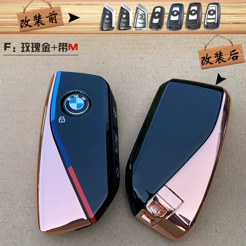 Applicable to BMW key upgrade and modification, old knife peak model, 24 U-bottom remote control 34567 series special modification
