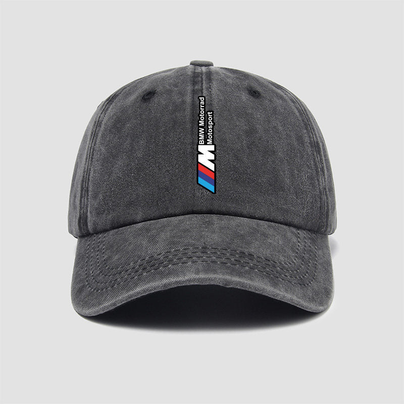 BMW M Performance washed cotton cap in black with embroidered M logo