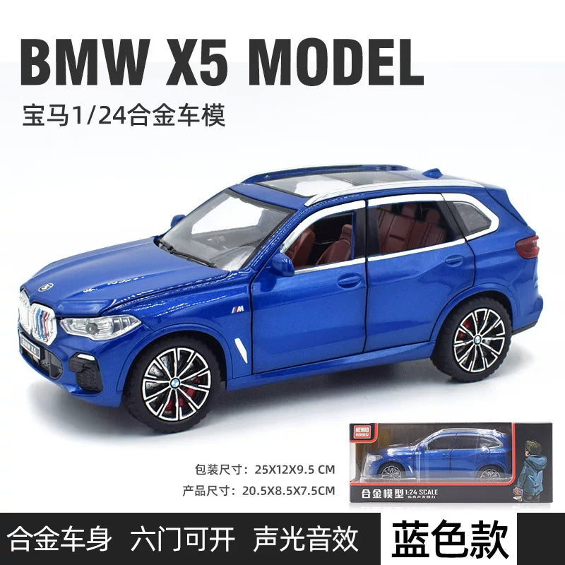 1:24 Brilliance BMW 5 Series 525 model 36 GT Alloy X1 X2 X4 car 530 model BMW new 540