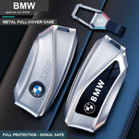 BMW-nøgleetui i legering – fuldt cover til 3-/5-serie, 325Li, 530 og X1-/X3-/X5-/X7-smartnøgler