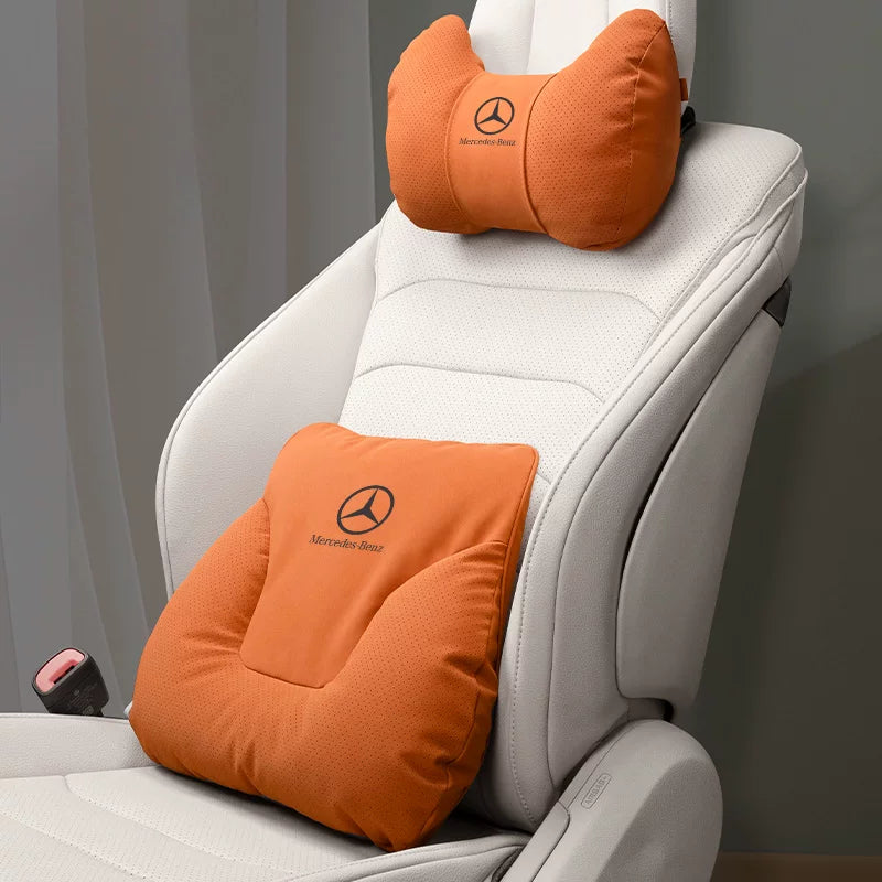 Mercedes-Benz E C A-CLASS GLC E300L headrest neck pillow special C260L car seat lumbar GLB backrest pad