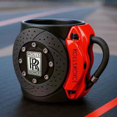 Racing Brake Caliper Signature Coffee Mug – Collector's Motorsport Edition