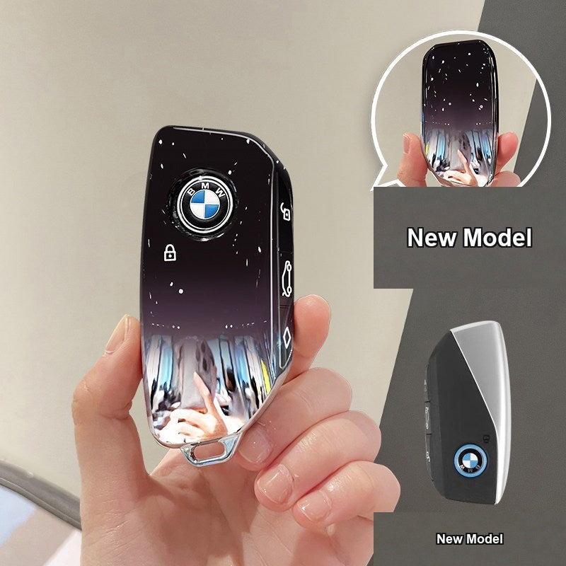 BMW key case New Model - Starry Sky Black (Shell Only, No Keychain)