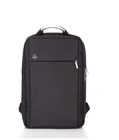 Mercedes-Benz laptop backpack front view with star emblem