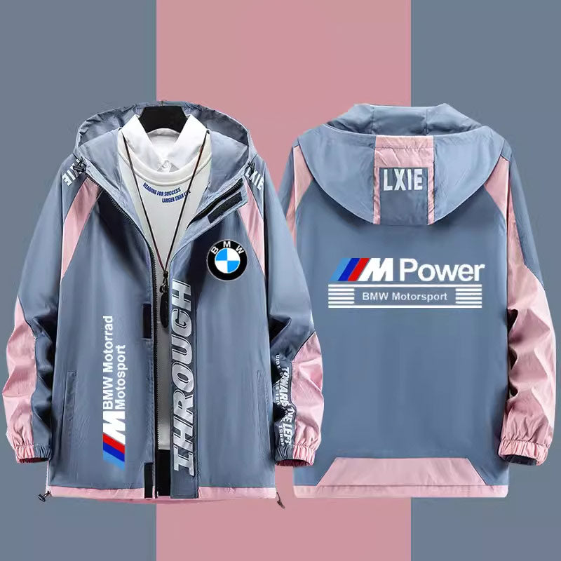 سترة واقية من الرياح BMW M Power - تصاميم زرقاء