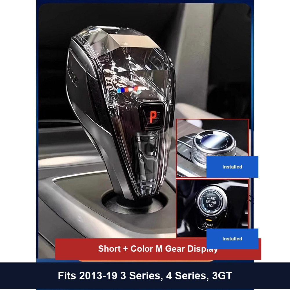 BMW Crystal Gear Knob - Short Style, Fits X3 X4 iX3