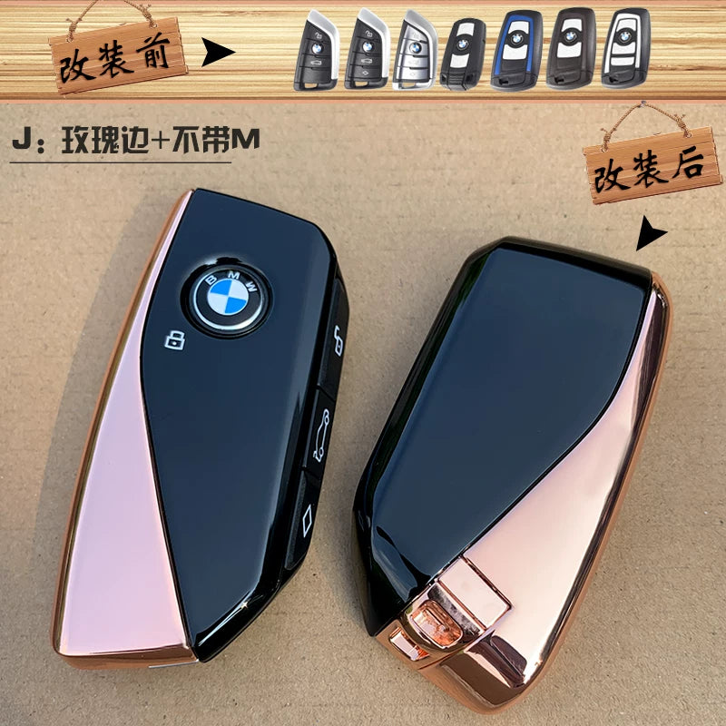 Applicable to BMW key upgrade and modification, old knife peak model, 24 U-bottom remote control 34567 series special modification