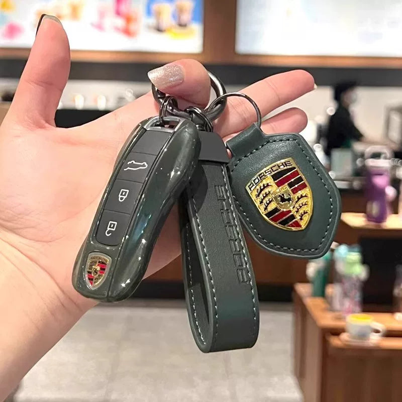 Porsche Signature Gloss Key Shell – 13-Colour Crest Collection and Houndstooth Edition
