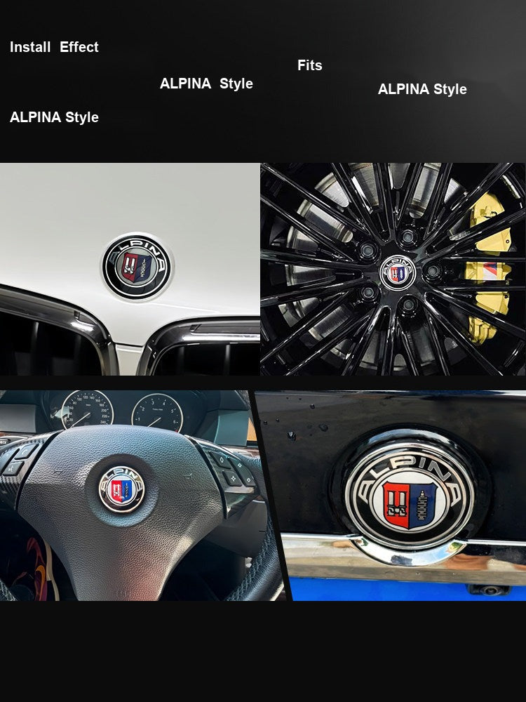BMW Wheel Hub Caps ALPINA Style 68mm