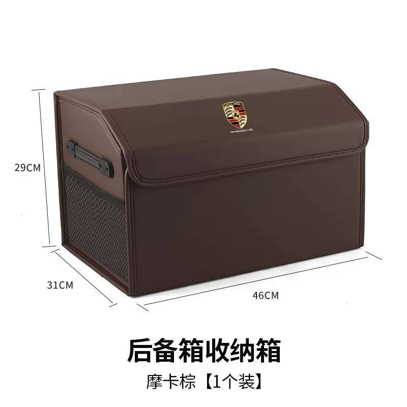 Specially designed for Porsche Cayenne storage boxes, Macan Panamera 718 Taycan car trunk storage box