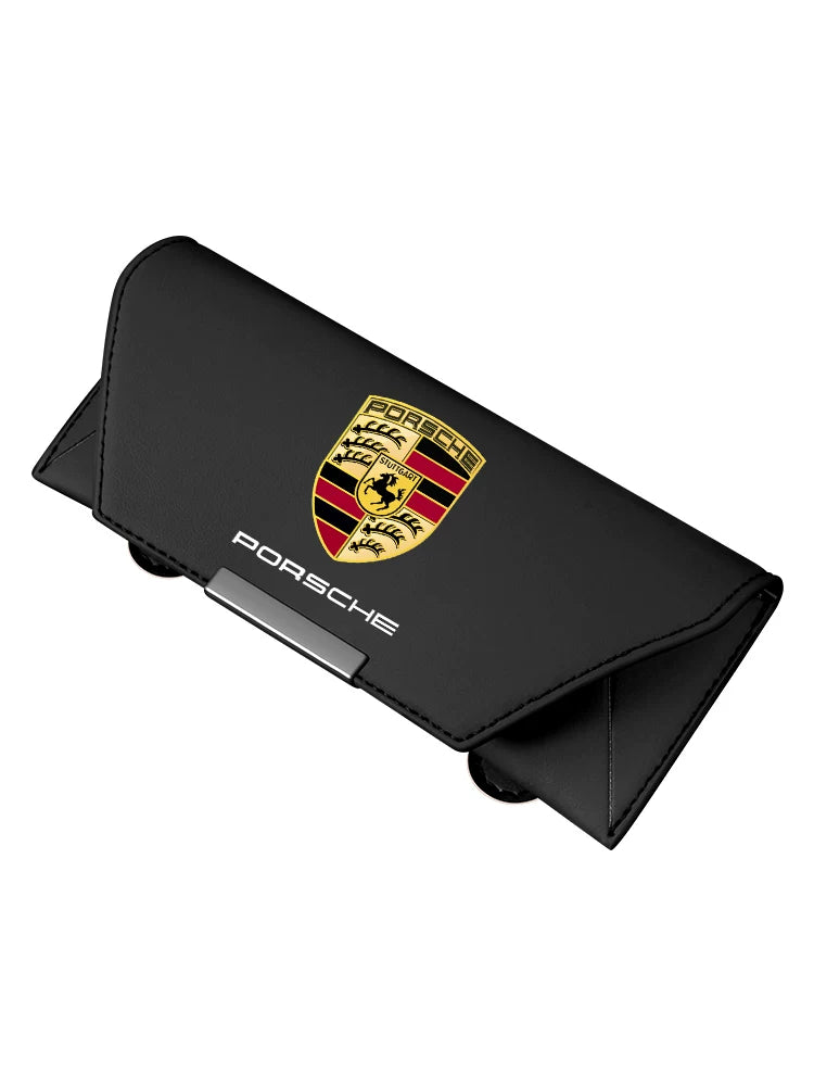 Suitable for Porsche car glasses case Macam Palamela Taycan sun visor sunglasses clip storage