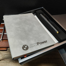 BMW M Power Notebook & Pen Gift Set - Leather Cover