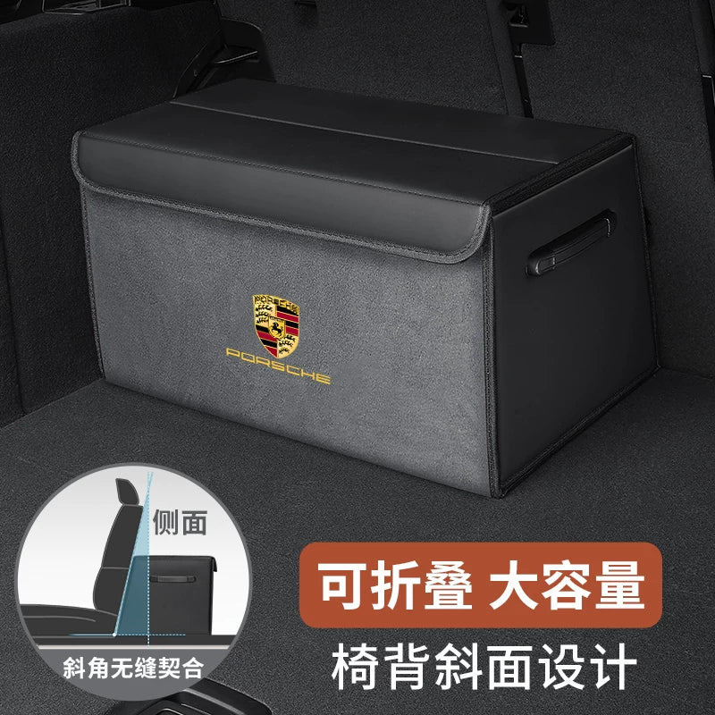 Suitable for Porsche car trunk storage, Cayenne Macan, Palamella, Taycan car organizer