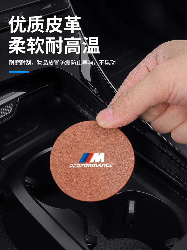 Suitable for BMW water coaster 1 series, 3 series, 5 series, 6 series, 7 series X1X2X3X4X5X6X7 central control interior anti-skid groove pad