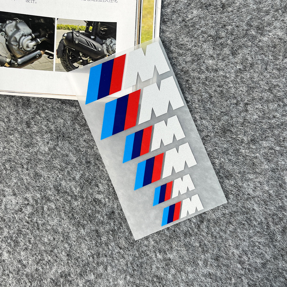BMW Motorrad Decal & Emblem Sticker Set - Reflective, Metal & Embroidered Styles